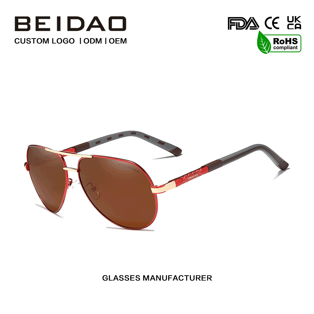 ແວ່ນຕາກັນແດດ Polarized ອະລູມິນຽມຄລາສສິກ