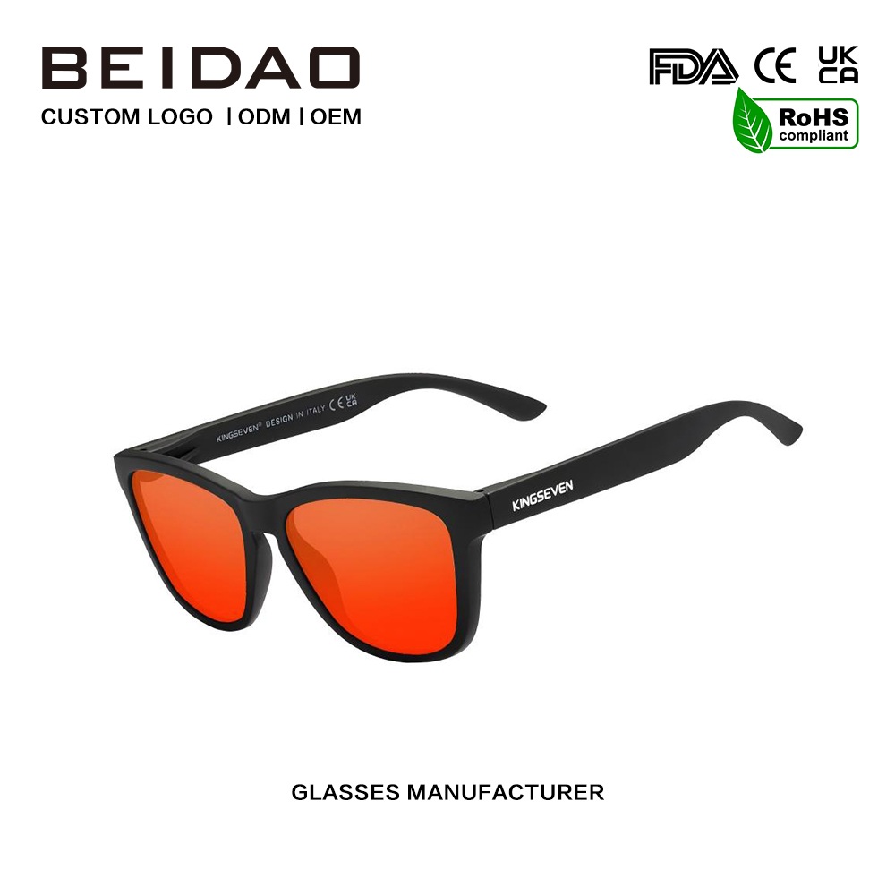 ແວ່ນຕາກັນແດດ Polarized Square TR90 ຄລາສສິກ