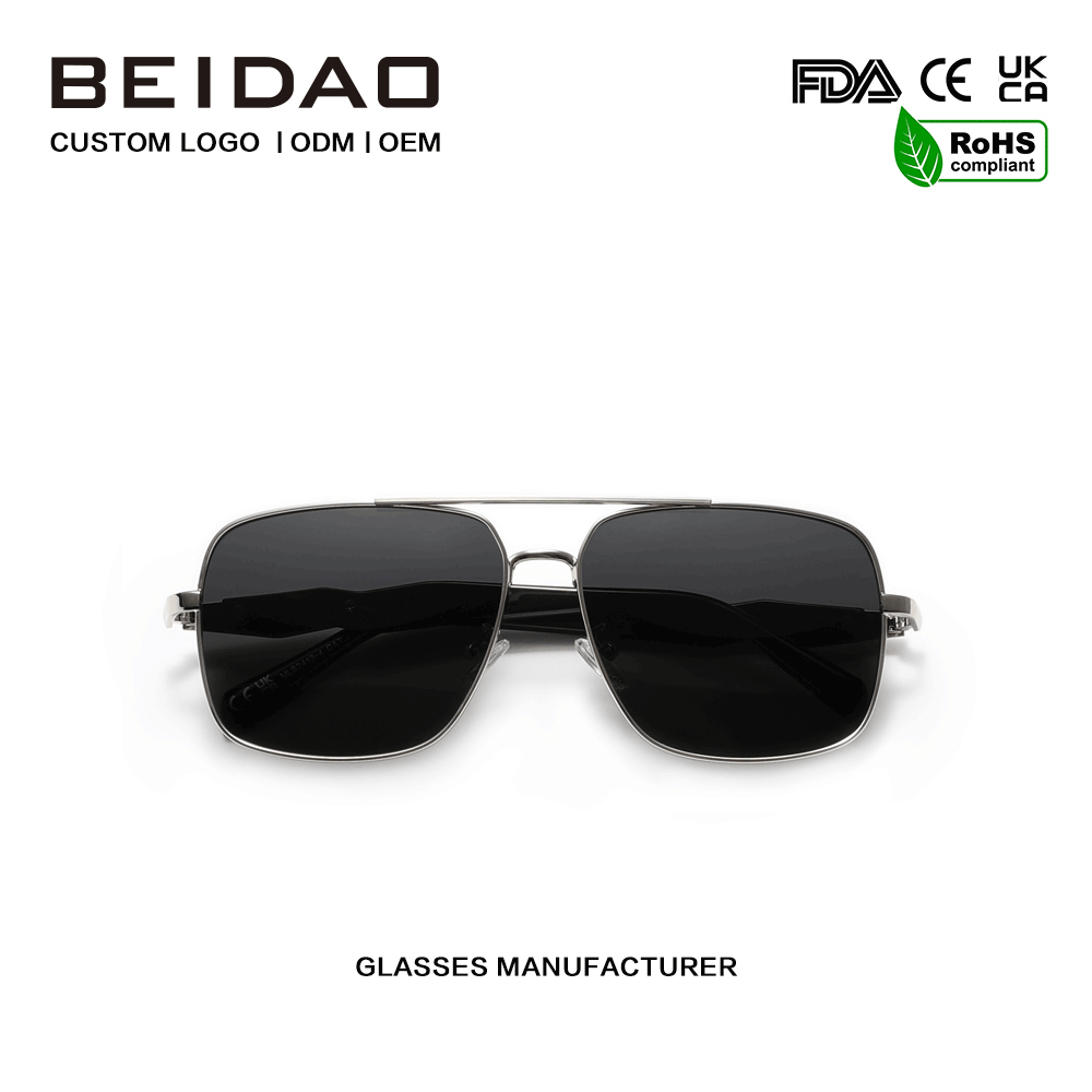 Designer Alloy Frame UV400 Sunglasses ການຫາປາຂັບລົດ