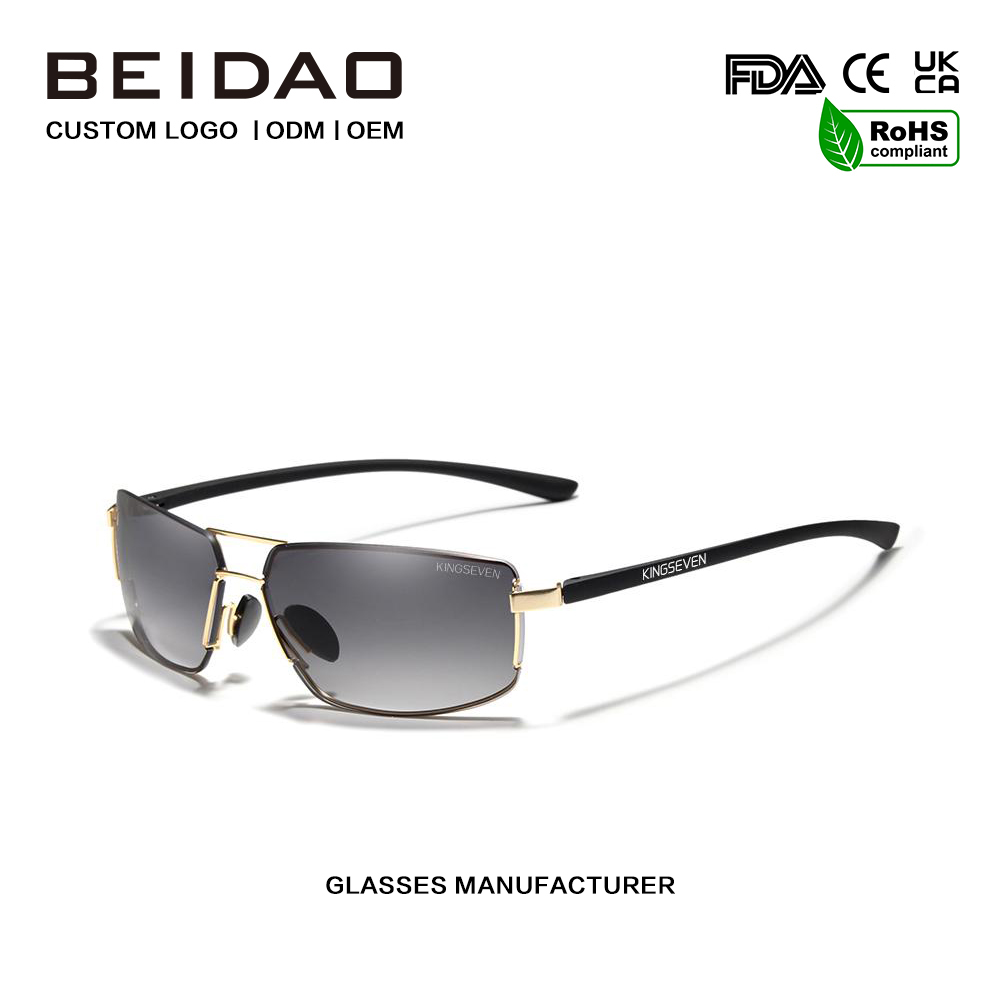 ຂາຍຮ້ອນແຟຊັ່ນແວ່ນຕາກັນແດດອະລູມີນຽມ Polarized