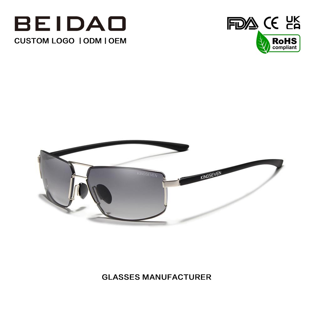 ແວ່ນຕາກັນແດດ Polarized ອະລູມີນຽມຫລູຫລາ