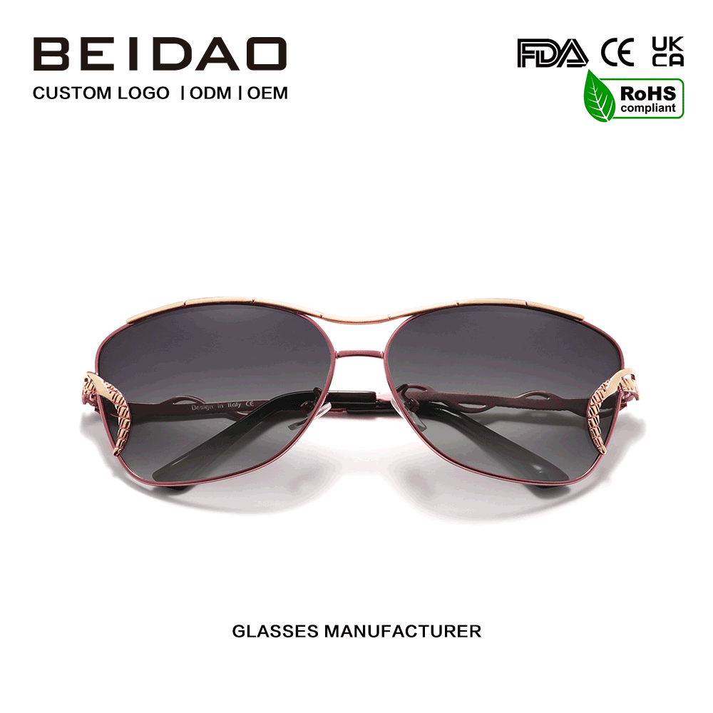 Luxury Vintage Full Rim Gradient Sunglasses Polarized
