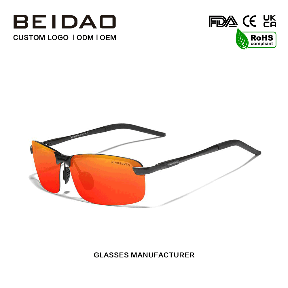 ແວ່ນຕາກັນແດດ Polarized ກອບໂລຫະທີ່ທັນສະໄຫມສໍາລັບແມ່ຍິງຜູ້ຊາຍ