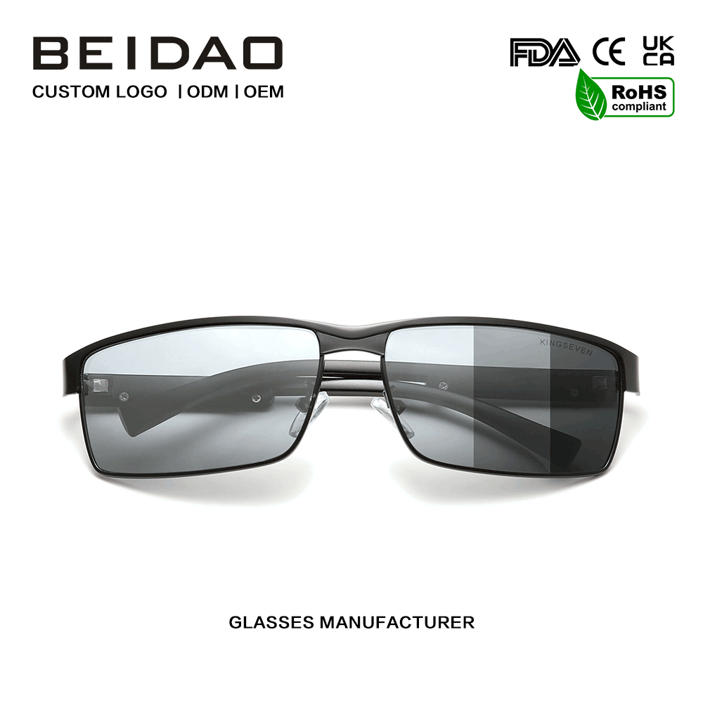 ແວ່ນຕາກັນແດດກິລາ Polarized ຄຸນນະພາບສູງ Photochromic ໃຫມ່