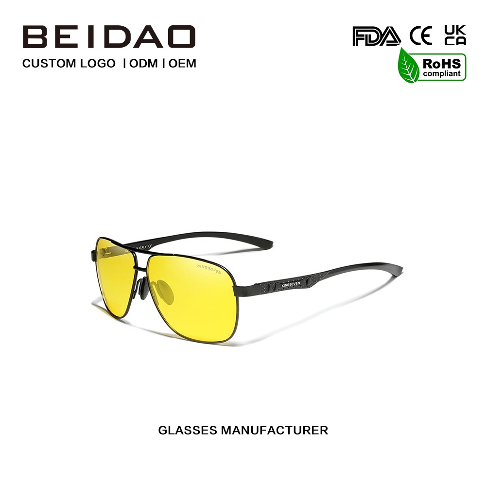 ແວ່ນຕາກັນແດດ Polarized ເຮັດດ້ວຍມືໃນຕອນກາງຄືນວິໄສທັດ