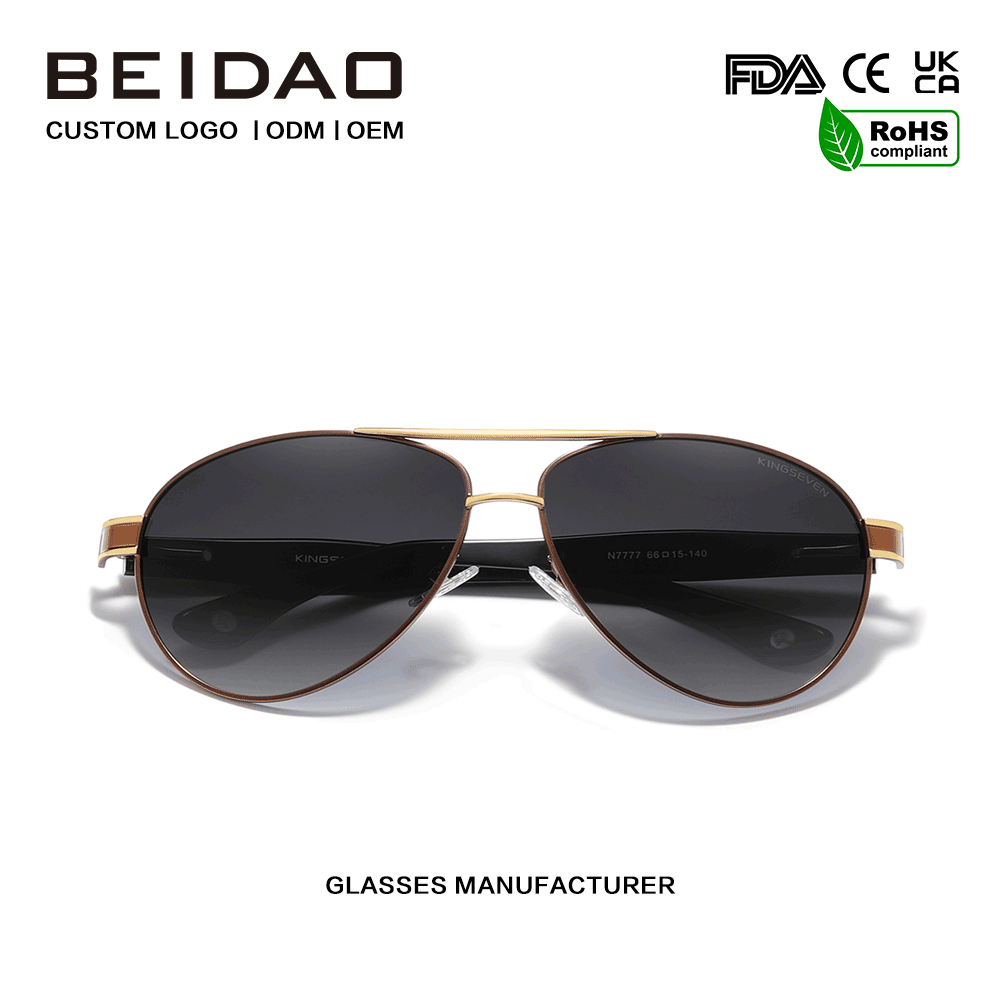 ແວ່ນຕາກັນແດດ Polarized UV400 TAC Lenses ສໍາລັບ Unisex